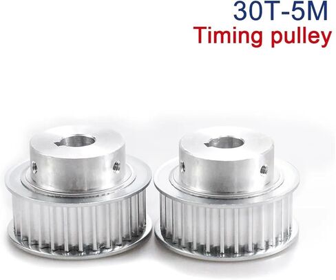 1Pcs 30 Teeth HTD 5M Pulley Bore 6/8/10/12/14/15/16/17/19/20mm for Width 15/20mm HTD5M Belt 30Teeth 30T BF Shape(15mm,1PCS_for Belt Width 20MM) in Saudi Arabia