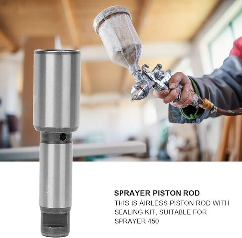 FLEXMAN Piston Rod, Piston Pump Repair Kit, Airless Piston Rod with Sealing Kit, Carbon Steel Piston Rod for Sprayer 450 in Saudi Arabia