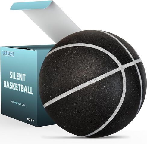 حجم كرة السلة الصامت 7 (29.5 ") - كرة السلة الداخلية الرغوية بدون هواء من أجل التدريب الهادئ والتدريب الداخلي ، والمواد المحترفة - يحقق إحساسًا حقيقيًا بترتد أكثر هدوءًا in Kuwait