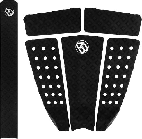 5 Piece EVA Surfboard Deck Traction Pads for Stomp Skimboards, Surf Boards, Funboard, Fish Board in Saudi Arabia