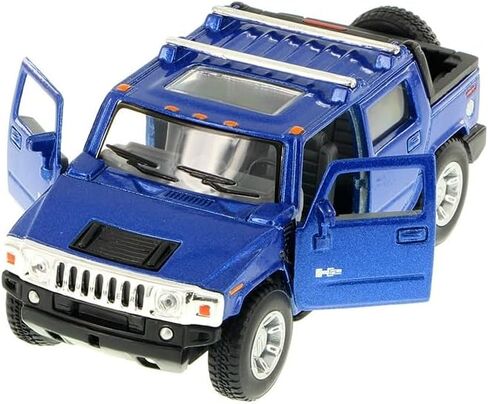 KiNSMART 2005 H2 Hummer SUT 5inch 1:40Scale Die Cast Metal Model Toy Truck Cars SetOf4 in Kuwait