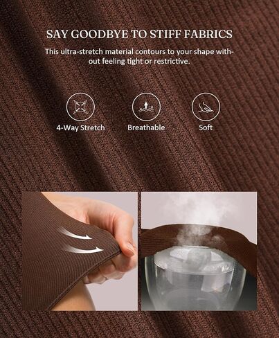 FeelinGirl Bodysuits for Women Seamless Body Suit Invisible Zip Up Crew Neck Slimming Ribbed Basic Tank Tops in Kuwait