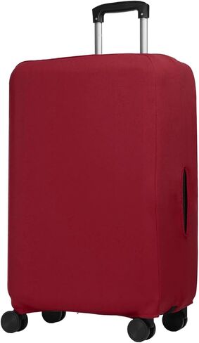 غلاف أمتعة Patikil ، حقائب تغطي مرنة الحمل على حامية قابلة للغسل مقاوم للخدش يناسب 29-32 بوصة الأمتعة لرحلات الأعمال التجارية ، البنفسجي in Kuwait