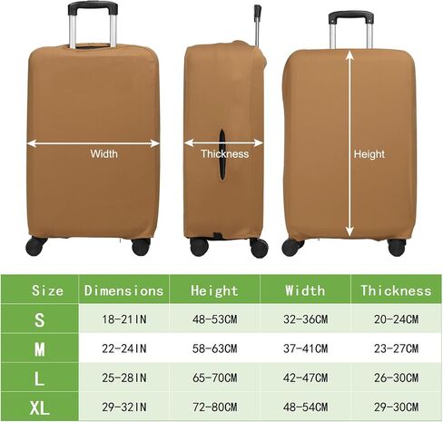 PATIKIL Luggage Cover, Suitcases Covers Elastic Carry on Protector Washable Scratch-Resistant Fits 29-32 Inch Luggage for Travel Business Trips, Violet in Saudi Arabia