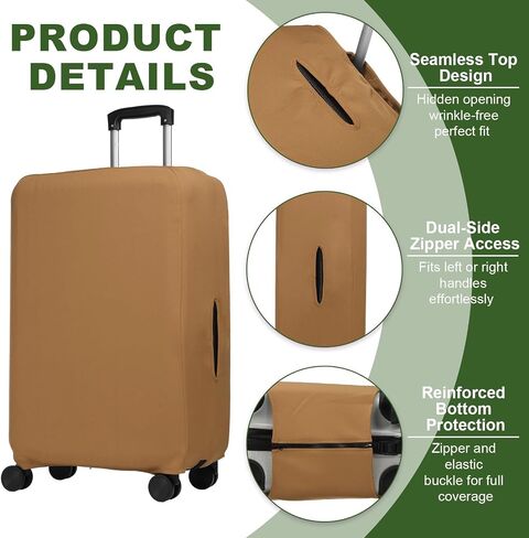 PATIKIL Luggage Cover, Suitcases Covers Elastic Carry on Protector Washable Scratch-Resistant Fits 29-32 Inch Luggage for Travel Business Trips, Violet in Saudi Arabia