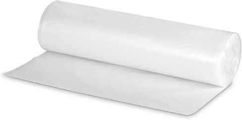 Earthsense Commercial RNW4654C CAN Liner ، 46 × 54 ، 60 GAL ، 1.2 مل ، البولي إيثيلين ، أسود (حزمة 100) in Kuwait