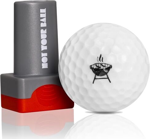 Qubi Golf Ball Stamp ، Golf Ball Stamper ، علامة طوابع لعبة Golf Ball القابلة لإعادة الاستخدام لتحديد كرات الجولف ، وملحقات الجولف للجولف للرجال والنساء لاعبي الغولف in Kuwait