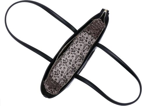 DOSHI - The Standard Large Tote - Sustainable German Kraft Paper Vegan Leather Tote Bag for Women - Floral Tote - Unique Vegan Tote Bag with Zipper Closure and Protective Feet in Saudi Arabia