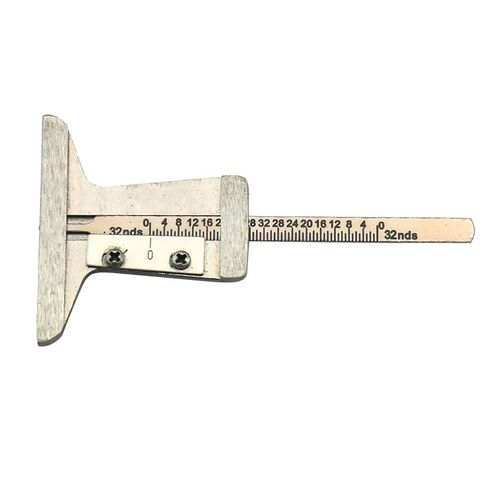 الفولاذ المقاوم للصدأ 0-32nds إطار الإطارات مداس عمق مقياس الفرجار المدقق أداة قياس لشاحنة السيارة in Kuwait