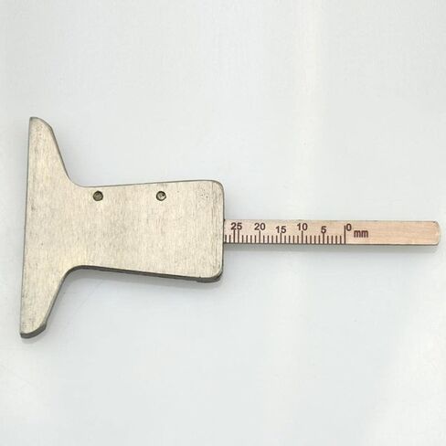 الفولاذ المقاوم للصدأ 0-32nds إطار الإطارات مداس عمق مقياس الفرجار المدقق أداة قياس لشاحنة السيارة in Kuwait