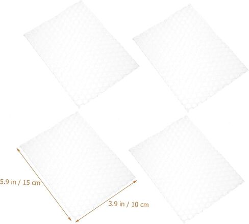 GLEAVI 100PCS CLEAR BUBBLE POUCH POUCH CASHIBAING DOUBLE WARDERING CASTERIN in Saudi Arabia