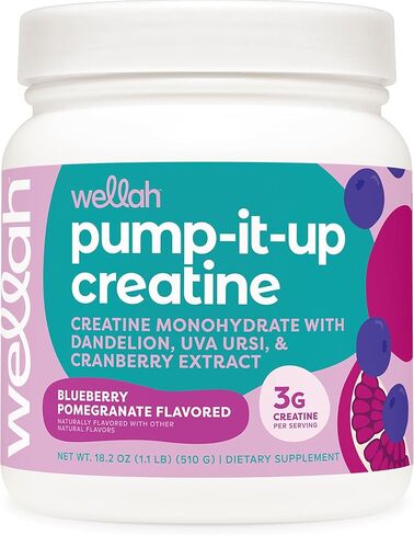 Pump-It-Up Creatine (100 Servings, Unflavored) - Creatine Monohydrate with Dandelion, Uva Ursi, & Cranberry Extract in Kuwait