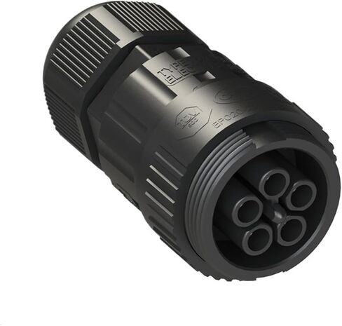 Five-core female end - outdoor IP68 connector M20 screw crimp connector in Saudi Arabia