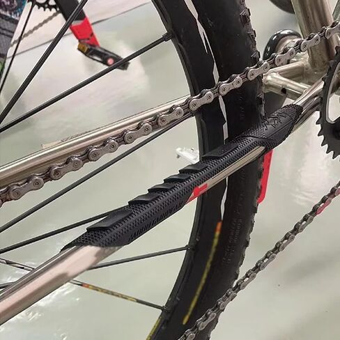 حامي سلسلة Eagles Mountain Bike Stainstay ، MTB Silicone Stain Guard ، وسادة سلسلة الدراجات على الطريق لمعظم الدراجات تحمي إطار الدراجة الخاص بك من الصفر بواسطة السلسلة (1 PCS ، E213) in Saudi Arabia