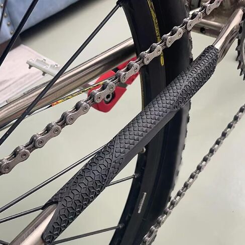 حامي سلسلة Eagles Mountain Bike Stainstay ، MTB Silicone Stain Guard ، وسادة سلسلة الدراجات على الطريق لمعظم الدراجات تحمي إطار الدراجة الخاص بك من الصفر بواسطة السلسلة (1 PCS ، E213) in Saudi Arabia