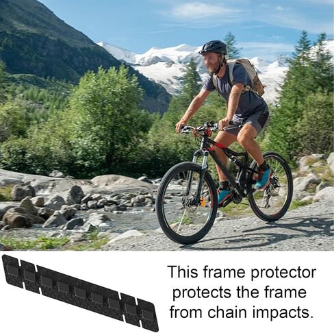 حامي سلسلة Eagles Mountain Bike Stainstay ، MTB Silicone Stain Guard ، وسادة سلسلة الدراجات على الطريق لمعظم الدراجات تحمي إطار الدراجة الخاص بك من الصفر بواسطة السلسلة (1 PCS ، E213) in Saudi Arabia