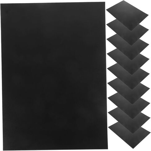 10pcs Frosted Pp Plastic Sheets Fire-Resistant Thermoplastic for Crafts Sign Making Picture Frames DIY Projects Thick in Saudi Arabia