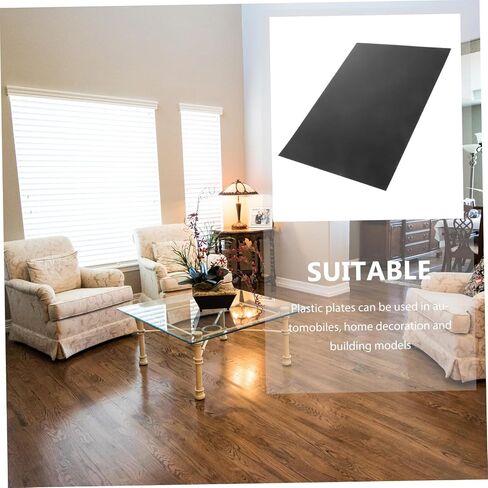 10pcs Frosted Pp Plastic Sheets Fire-Resistant Thermoplastic for Crafts Sign Making Picture Frames DIY Projects Thick in Saudi Arabia