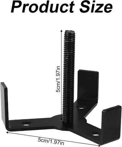 4pcs Hidden Football Helled Hallder Mount ، خوذة الركبي المعدنية الشديدة العمل المعدنية العائمة مع شماعات جبل الحائط مع الصلبة لتخزين المعدات الواقية للرياضة (الأسود) in Saudi Arabia