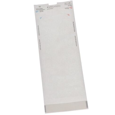 House Brand SP3X9 Kangaroo Self Sealing Sterilization Pouches 3.5" X 9" 200/Bx in Kuwait