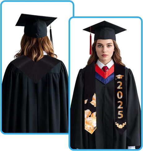 Graduation Stole Class of 2025 for Unisex Adult Sublimation Grad Sash Graduation Honor Satin Stoles, 72 inch in Saudi Arabia