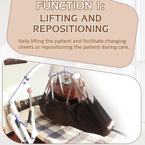ez حبال في وضع المساعدة مع حقيبة الغسيل لإعادة وضعها ، والتشغيل والرفع ، والحبال رفع المريض لنقل المريض من العمود الفقري لا يمكن أن ينحني/طريح الفراش ، وسادة رفع المريض لموضع السرير in Kuwait