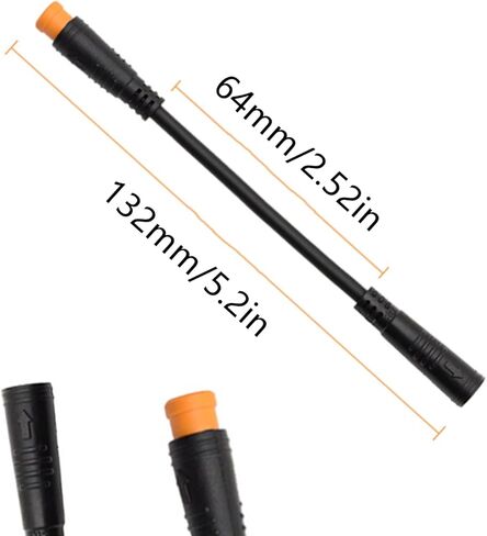 3 دبوس دراجة خنق الموصلات الكهربائية دراجة 3 دبوس مستشعر الإبهام الكابل الخانق متوافق مع موصلات مقاومة للماء الإناث/الذكور الذكور/الذكور الكابلات in Kuwait