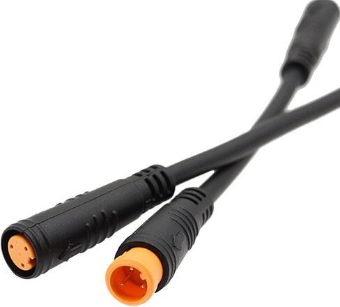 3 دبوس دراجة خنق الموصلات الكهربائية دراجة 3 دبوس مستشعر الإبهام الكابل الخانق متوافق مع موصلات مقاومة للماء الإناث/الذكور الذكور/الذكور الكابلات in Kuwait