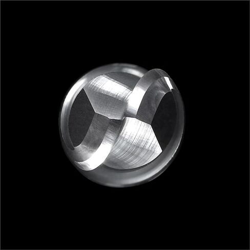 HRC50 Ball Nose end Mill Cutting Aluminium Wood Copper 2 Flutes end milling Cutter for Metal face and Slot Machining end Mills(1pcs,R6X12DX100L-2T) in Kuwait