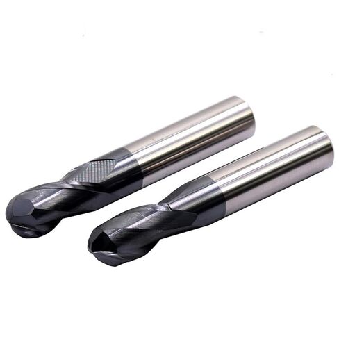2 Flute HRC58 Ball NOST END MILL R0.5 6MM 8mm 10mm 12mm صلابة عالية الصلابة Carbide Crbide Cnc Tool (R1.0x4dx50l) in Kuwait