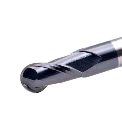2 Flute HRC58 Ball NOST END MILL R0.5 6MM 8mm 10mm 12mm صلابة عالية الصلابة Carbide Crbide Cnc Tool (R1.0x4dx50l) in Kuwait