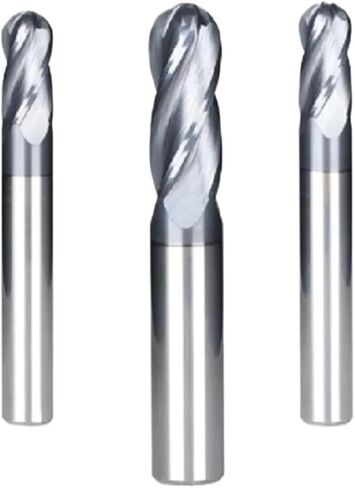 4 كرة ناي أنف الأنف كاربيد نهاية مطحنة R0.5-R8 بطولة حلزونية بتات CNC أداة طحن الموجه لقطيع بت بت بت (r0.5x1x2x50x4d) in Saudi Arabia
