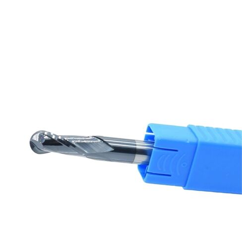 HRC50 2 Flutes Ball Nose End Mill Tungsten Carbide Cutter CNC Router Bit Milling Tool Cutting Tools R0.5 1mm 2mm 3mm 4mm 6mm(10pcs,R1.5X4DX50L-2T) in Kuwait