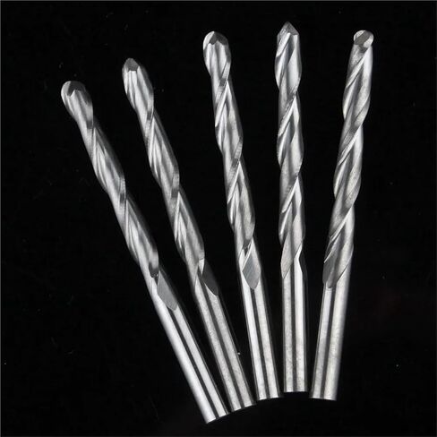 5pcs 4mm 2 carbide ball ball end mills cnc vit 32mm cel cnc router bit bit cutter for wood in Saudi Arabia