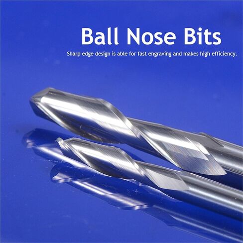 5pcs 4mm 2 carbide ball ball end mills cnc vit 32mm cel cnc router bit bit cutter for wood in Saudi Arabia
