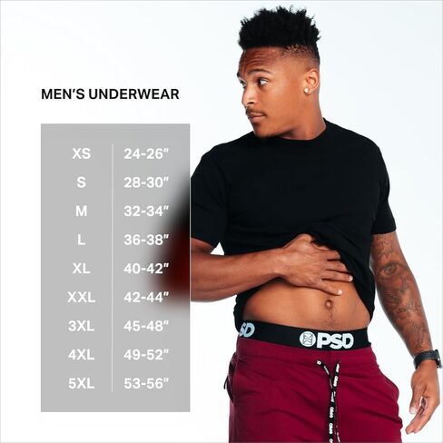 PSD Men's Knight Lux Boxer Briefs, Multi, S in Saudi Arabia