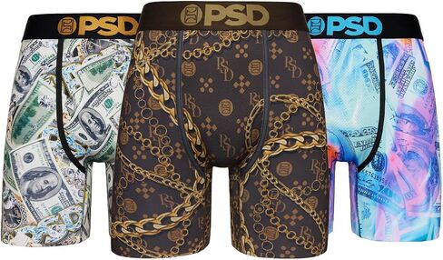 PSD Men's Knight Lux Boxer Briefs, Multi, S in Saudi Arabia