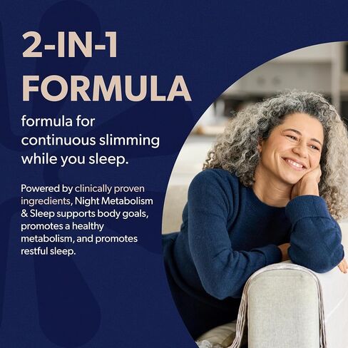 BIOMA Night Metabolism & Sleep - Supports Digestion, Energy Metabolism & Restful Sleep with Melatonin, Vitamin D, Magnesium & More - 180 Capsules (3 Pack, 90-Day Supply) in Saudi Arabia