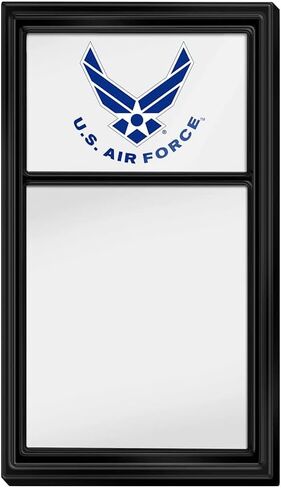 The Fan-Brand Military US Air Force:Silver Frame/Blue - Dry Erase Note Board - Sports Team Bar Sign Décor: Home, Dorm, Garage, Office, Fan Cave in Kuwait
