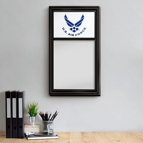 The Fan-Brand Military US Air Force:Silver Frame/Blue - Dry Erase Note Board - Sports Team Bar Sign Décor: Home, Dorm, Garage, Office, Fan Cave in Kuwait