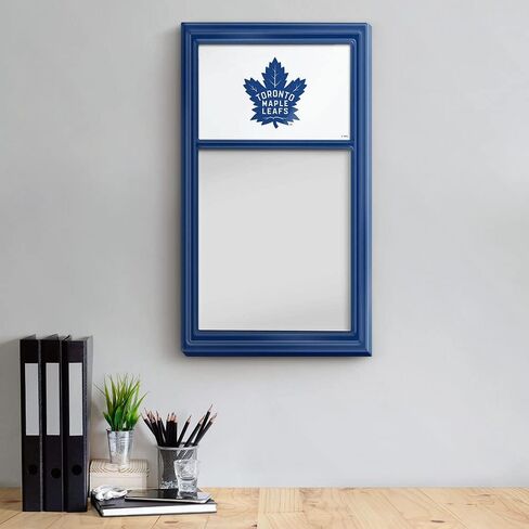 The Fan Brand NHL Toronto Maple Leafs: Dry Erase Note Board - Sports Team Bar Sign Décor: Home ، Dorm ، Garage ، Office ، Fan Cave in Kuwait