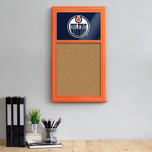 The Fan-Brand NHL San Jose Sharks: Cork Note Board - Sports Team Bar Sign Décor: Home, Dorm, Garage, Office, Fan Cave in Saudi Arabia