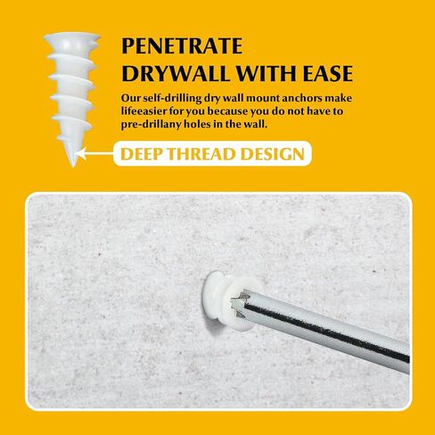 192Pcs Self Tapping Screws Drywall Anchors and Sheet Metal Screw Assortment,4 Size Kit for Installing Drywall, Wood,Metal Sheet Materials in Saudi Arabia