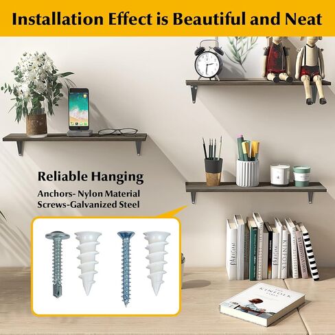 192Pcs Self Tapping Screws Drywall Anchors and Sheet Metal Screw Assortment,4 Size Kit for Installing Drywall, Wood,Metal Sheet Materials in Saudi Arabia