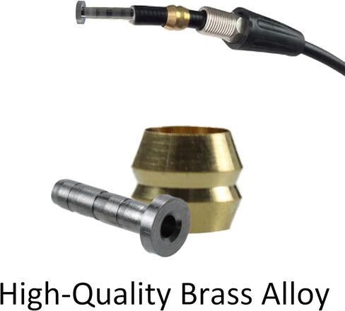 20PCS BH90 Olive and Brass Connecting Insert Kit, Brake Olive and Barb for MTB Road Bike Hydraulic Disc Brake Hose in Saudi Arabia
