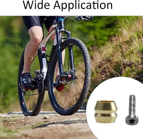 20PCS BH90 Olive and Brass Connecting Insert Kit, Brake Olive and Barb for MTB Road Bike Hydraulic Disc Brake Hose in Saudi Arabia