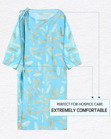 Geyoga 10 Pack Hospital Gown Costume for Women and Men Unisex Patient Medical Gown, Comfortably Fits Sizes up to 2XL in Saudi Arabia