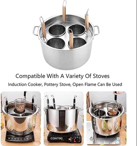 Pasta Cooker Commercial Pasta Pot with Colander Strainer,Stainless Steel Stock Pot for Pasta Noodle,Vegetables,Potatoes,Boiled Eggs Cooking,Multifunctional in Saudi Arabia