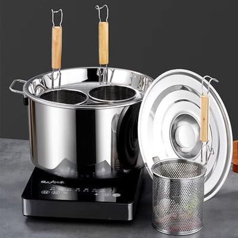 طباخ المعكرونة 2 ثقوب تجارية ، أداة طهي من الفولاذ المقاوم للصدأ ، توصيل سريع وحتى حرارة للمعكرونة والمعكرونة والزلابية والحساء in Saudi Arabia