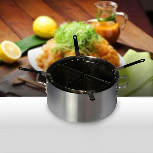 Pasta Pots Pasta Cooker Insert Set, 20 Quart Aluminum Pasta And Vegetable Cooker Dumpling Maker With 4 Stainless Steel Insert Filter Baskets, Commercial Grade in Saudi Arabia